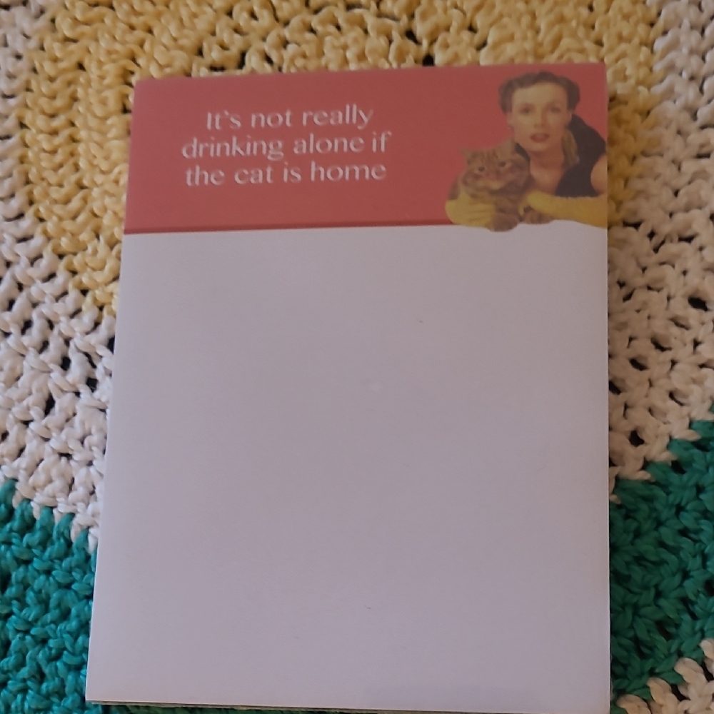 Funny Cat-Themed Notepad